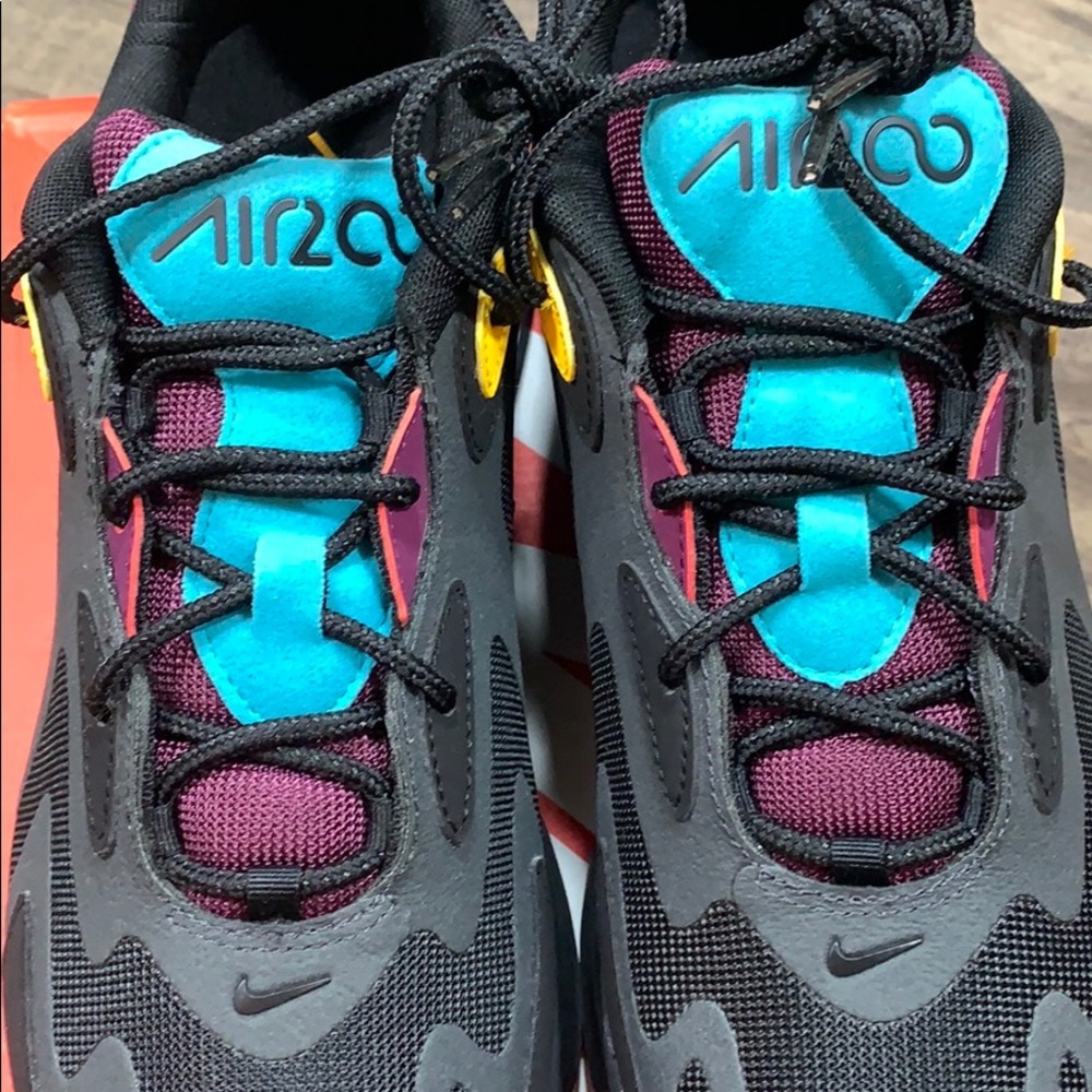 NIKE AIR MAX 200 Bl/Anthracite-Bordeaux - Picture 9 of 16